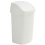 Poubelle VARIOS TAPA BASCULANTE Blanc Plastique