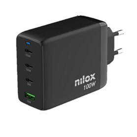 Chargeur mural Nilox NXGANUSBC100 Noir