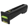 Toner original Lexmark 72K20Y0 Jaune (1 Unité)