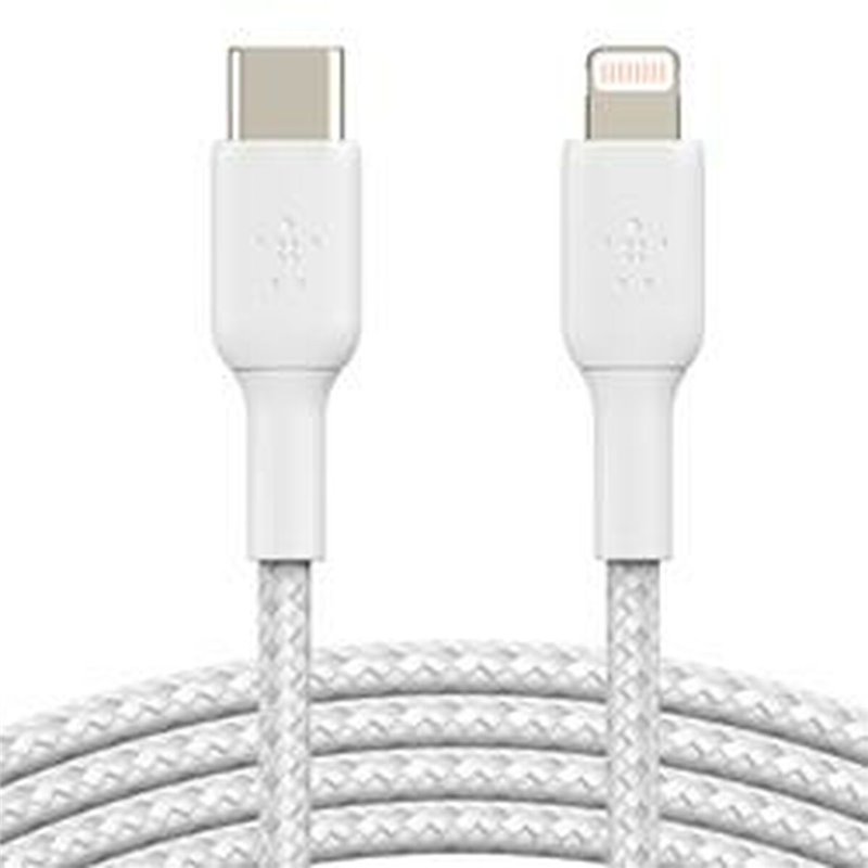Image secondaire de Câble Lightning Belkin CAA004BT2MWH Blanc 2 m