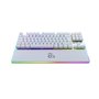 Clavier pour jeu Newskill Gungnyr TKL Pro Ivory LED RGB Espagnol Qwerty