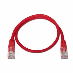 Câble Réseau Rigide UTP 6ème Catégorie Aisens 2 m Rouge