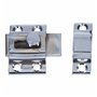 Loquet de porte EDM 85083 nickel Acier 20 mm Broche