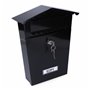 Boîte aux lettres EDM 85805 House Noir Acier 21 x 6 x 30 cm