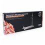 Support à jambon en acier inoxydable EDM Argenté Métal Acier inoxydable Aluminium 40 x 16,5 x 42 cm