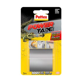 Ruban adhésif Pattex power tape Gris (5 m x 50 cm)