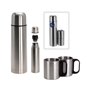 Thermos de Voyage Redcliffs Acier inoxydable 1 L 2 Tasses (3 Pièces)