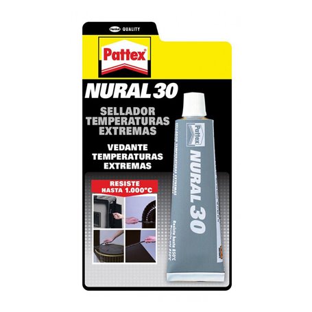 Ciment Pattex Nural 30 Adhésif Résistant aux températures élevées Gris 150 g