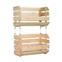 Caisse de Rangement Empilable Astigarraga 60 x 28,5 x 35,3 cm Bois Pin