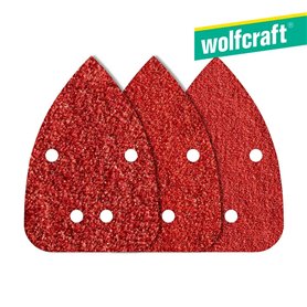 Papier abrasif Wolfcraft 1756000 80/120/240 g (9,6 x 13,6 cm)