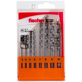 Ensemble de forets Fischer 543027 Métal Acier (8 Pièces)