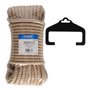 écheveau tressé EDM 87864 Naturel Jute 15 m