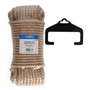 écheveau tressé EDM 87865 Naturel Jute 20 m