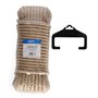 écheveau tressé EDM 87868 Naturel Jute 20 m