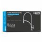 Mitigeur EDM 01125 Ibiza Acier inoxydable Laiton Zinc 4,9 x 20 x 44, 5 cm