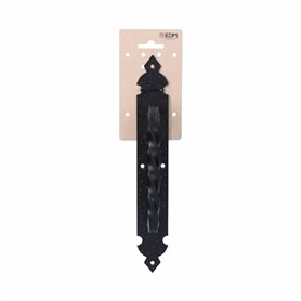 Poignée de porte EDM 85256 Noir Fer Forge 275 mm