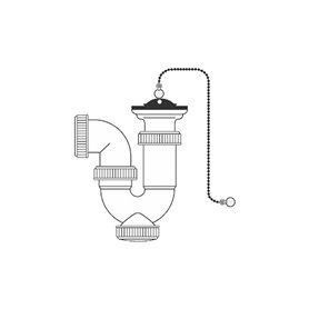 Siphon d'Évier Mirtak PVC