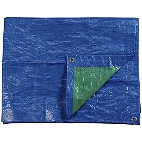 Auvent EDM 74994 Bleu Vert 90 g/m² 5 x 8 cm 5 x 8 m Double face