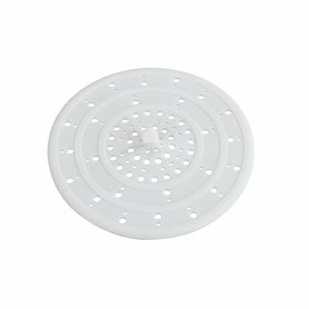 Filtre d'évier Wenko 8183100 sava 12 x 0,3 cm Blanc Silicone