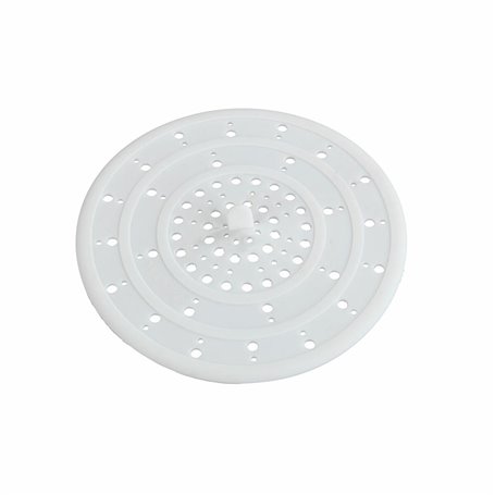 Filtre d'évier Wenko 8183100 sava 12 x 0,3 cm Blanc Silicone