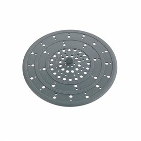 Filtre d'évier Wenko 53011100 12 x 0,3 cm Gris Silicone