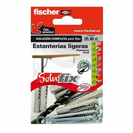 Kit de scellement Fischer Solufix 502685 Étagères 37 Pièces