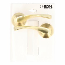 Poignée avec rosace EDM 85438 707 Aluminium Ø 50 mm