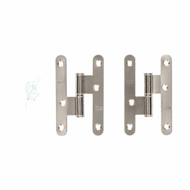 Charnière EDM 85483 PN07 Acier inoxydable 100 x 58 mm Gauche