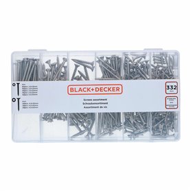 Kit de vissage Black & Decker Phillips Bois 332 Pièces