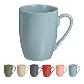 Jeu de 6 tasses Caison Multicouleur Porcelaine 350 ml Finition mate