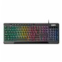 Clavier pour jeu EDM 07751 for players Noir Espagnol Qwerty