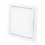 Couvercle de trappe EDM 87739 Blanc Encastrable Carré 16,5 x 16,5 cm