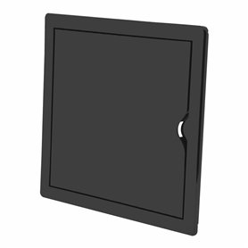 Couvercle de trappe EDM 87747 Anthracite Encastrable Rectangulaire 27,5 x 42,5 cm