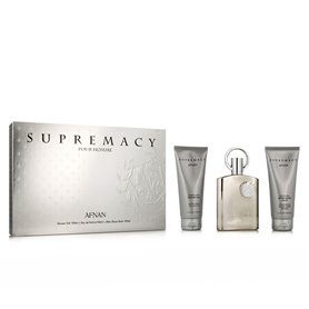 Set de Parfum Homme Afnan Supremacy Silver EDP 3 Pièces