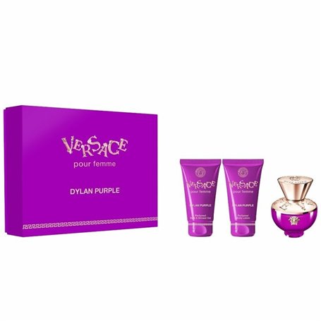 Set de Parfum Femme Versace Pour Femme Dylan Purple 3 Pièces