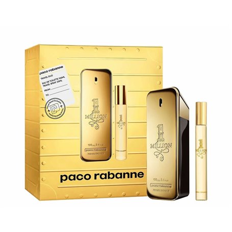 Set de Parfum Homme Paco Rabanne 1 Million EDT 2 Pièces