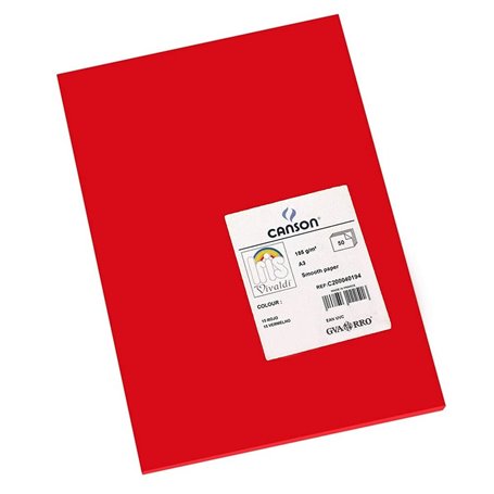 Papiers carton Iris Rouge