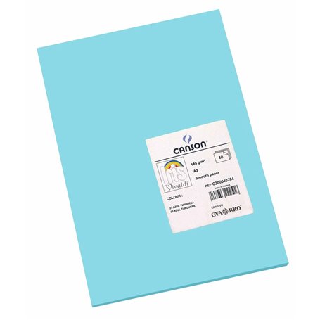 Papiers carton Iris Turquoise