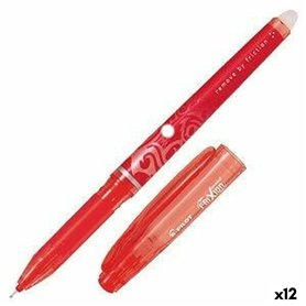 stylo à encre liquide Pilot Frixion Point Encre effaçable Rouge (12 Unités)