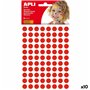 Autocollants Apli Kids Gomets Rouge Rond (1 Pièce) (10 Unités)