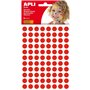 Autocollants Apli Kids Gomets Rouge Rond (1 Pièce) (10 Unités)