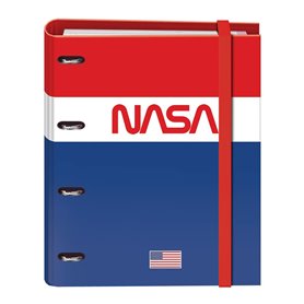 Reliure à anneaux DOHE Nasa Flag Rechange (100 Volets) Multicouleur A4