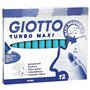 Ensemble de Marqueurs Giotto Turbo Maxi Bleu ciel (5 Unités)