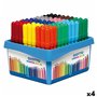 Ensemble de Marqueurs Giotto Turbo Maxi School Multicouleur (4 Unités)