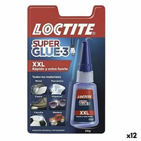 Adhésif instantané Loctite Super Glue-3 XXL 20 g (12 Unités)