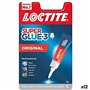 Adhésif instantané Loctite Super Glue 3 3 g (12 Unités)