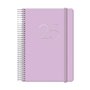 Agenda GLOSS DOHE 12574 Violet 12,5 x 18 cm Annuel 2025