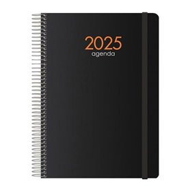 Agenda DOHE SYNCRO Noir quarto 15 x 21 cm 2025