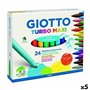 Feutres Giotto Turbo Maxi Multicouleur (5 Unités)