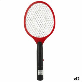 Antimoustiques Électrique Aktive Raquette Acier inoxydable Plastique 18 x 46 x 3 cm (12 Unités)